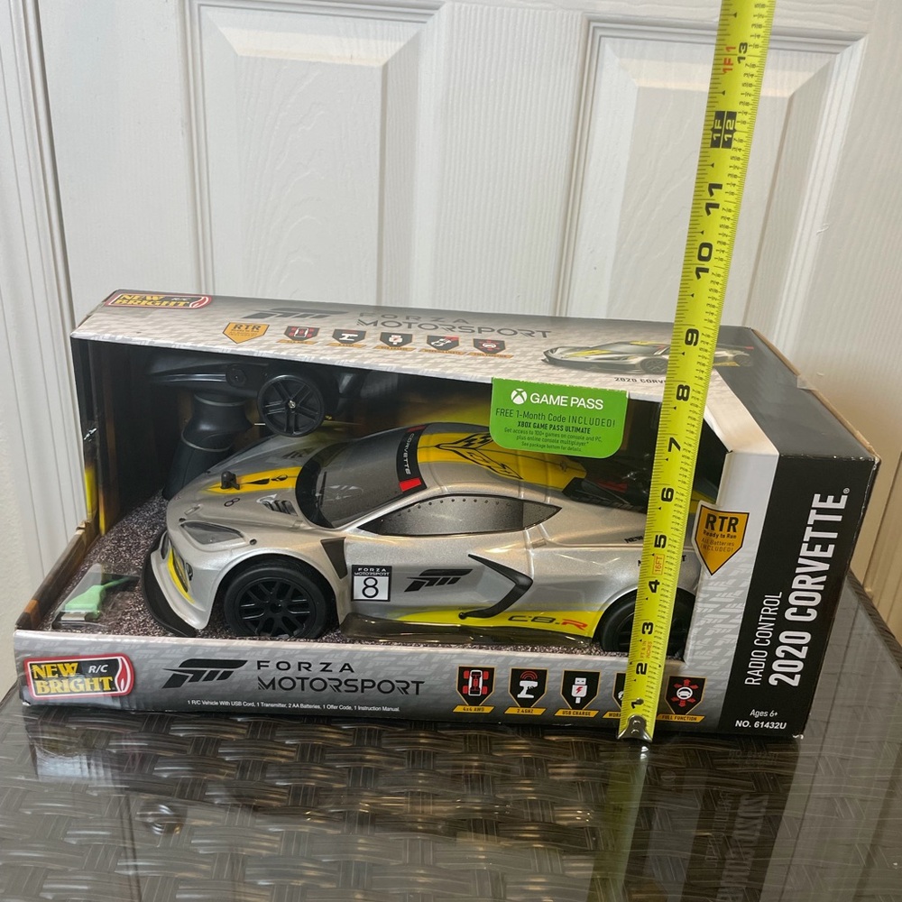 2020 Corvette RadioControl Car C8-RC USB Forza Motorsport Racing Collectible - Picture 7 of 16